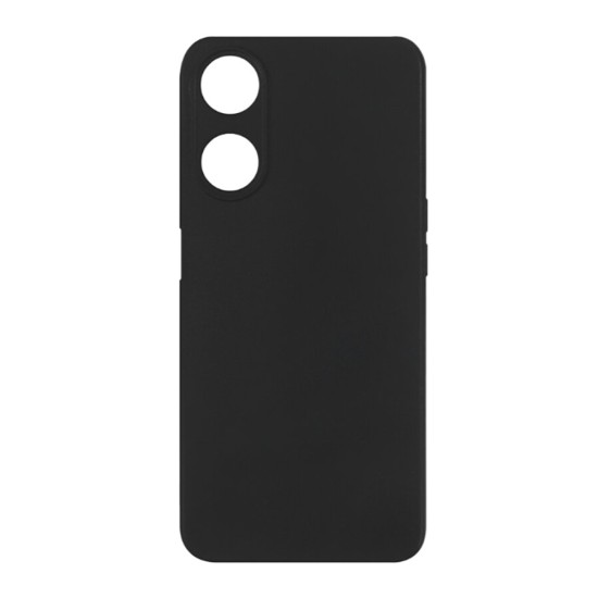 Capa de Silicone com Moldura de Câmera para Oppo A58 4g Preto